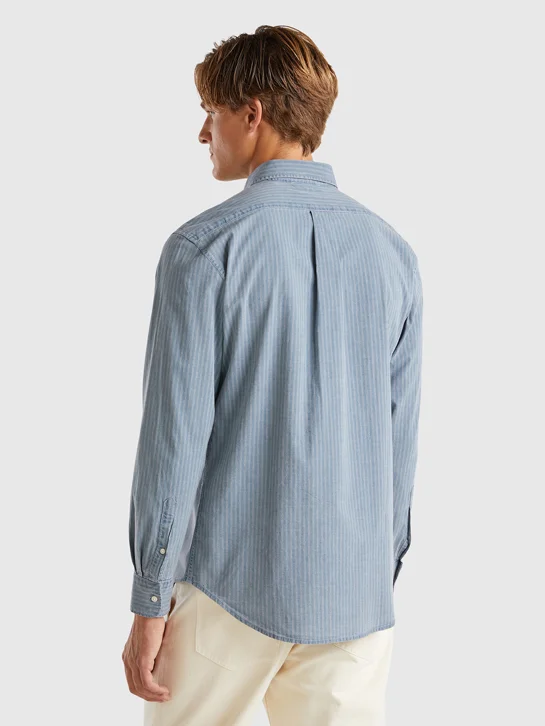 UNITED COLORS OF BENETTON Áo Sơ Mi Dài Tay Nam Men Shirt