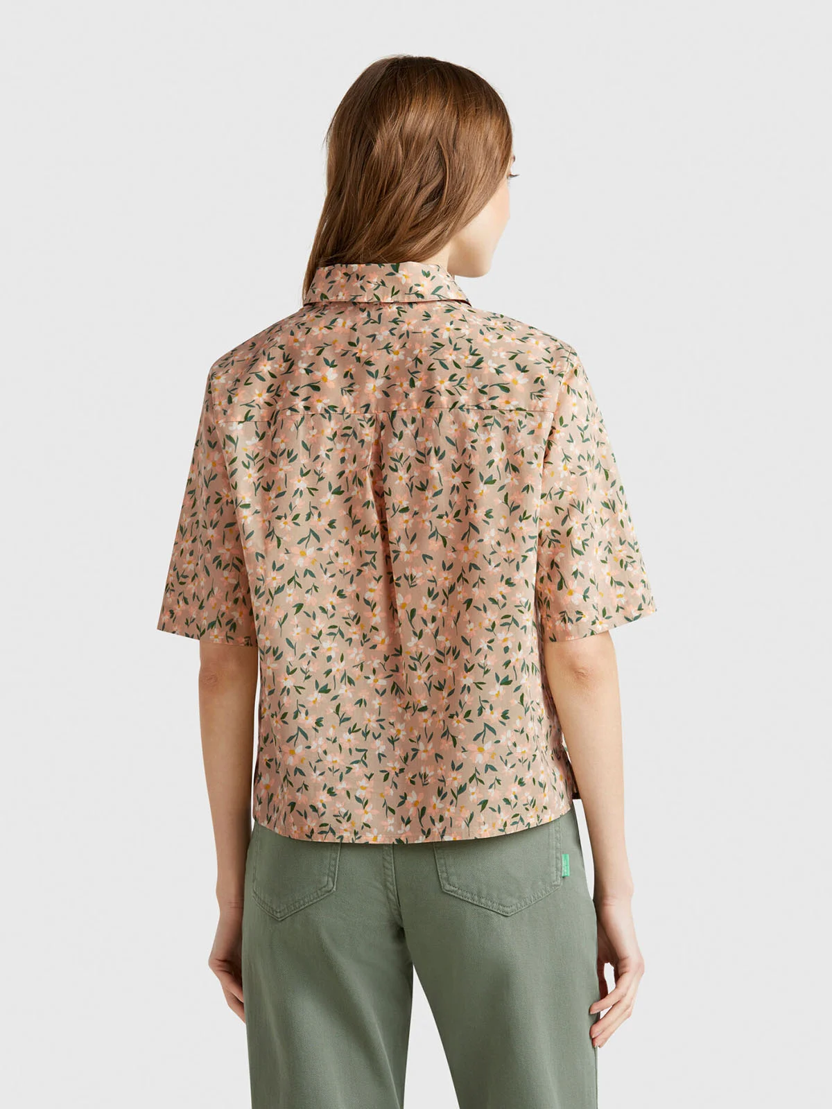 UNITED COLORS OF BENETTON Áo Sơ Mi Ngắn Tay Nữ