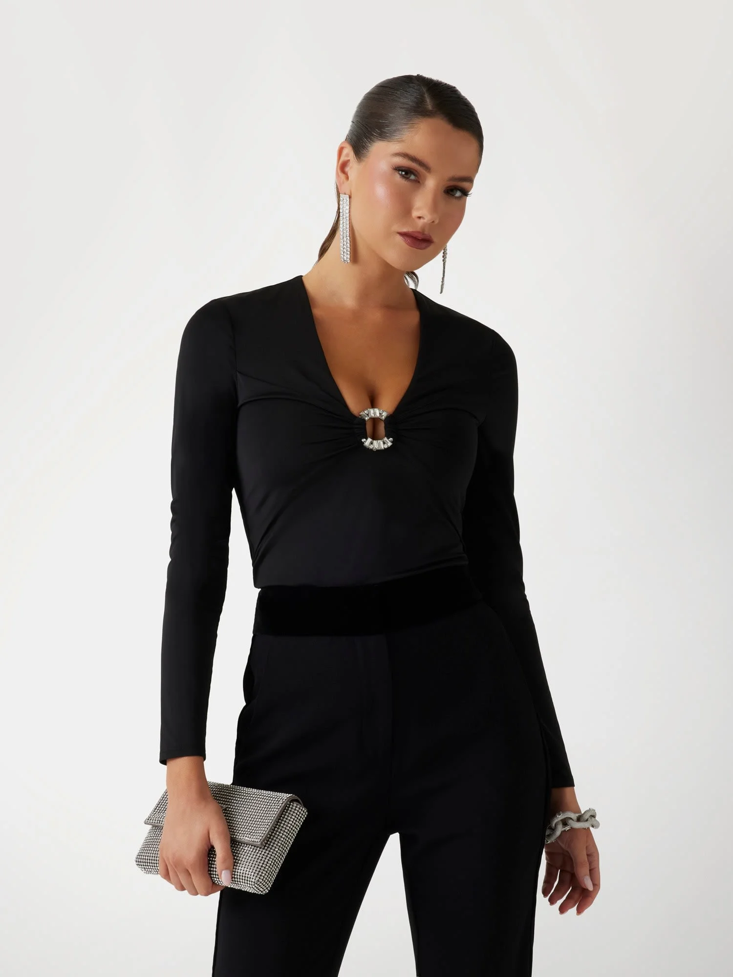 GUESS MARCIANO Áo Thun Dài Tay Nữ - Izzie Top