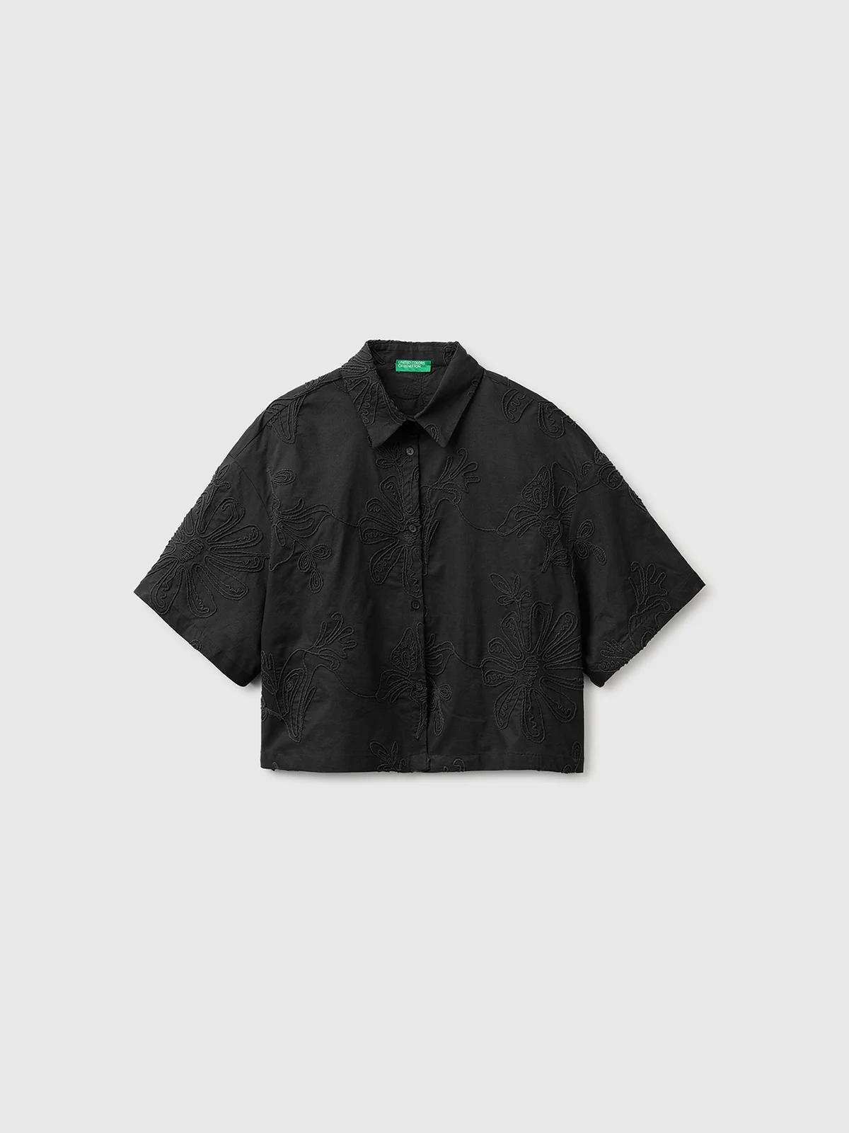 UNITED COLORS OF BENETTON Áo Sơ Mi Ngắn Tay Nữ
