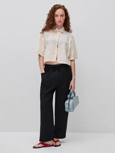 UNITED COLORS OF BENETTON Áo Sơ Mi Ngắn Tay Nữ