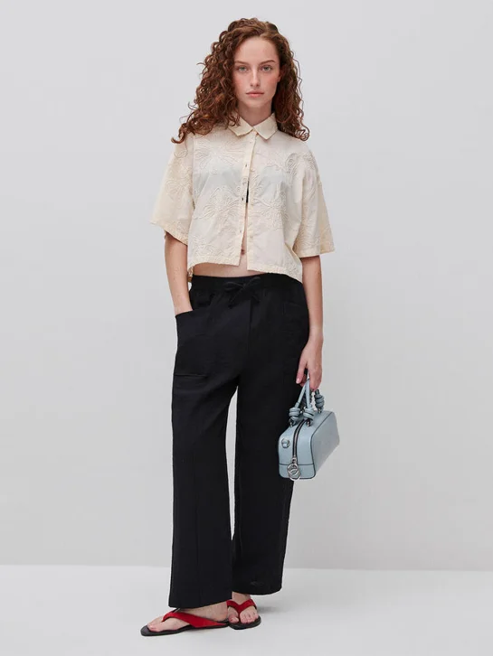 UNITED COLORS OF BENETTON Áo Sơ Mi Ngắn Tay Nữ