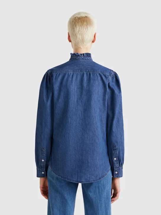 UNITED COLORS OF BENETTON Áo Sơ Mi Dài Tay Nữ Women Shirt