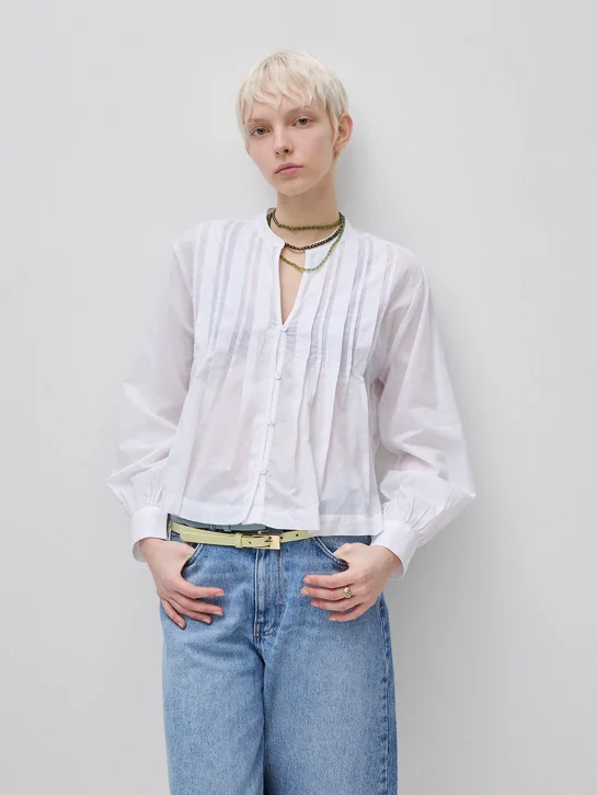 UNITED COLORS OF BENETTON Áo Sơ Mi Ngắn Tay Nữ