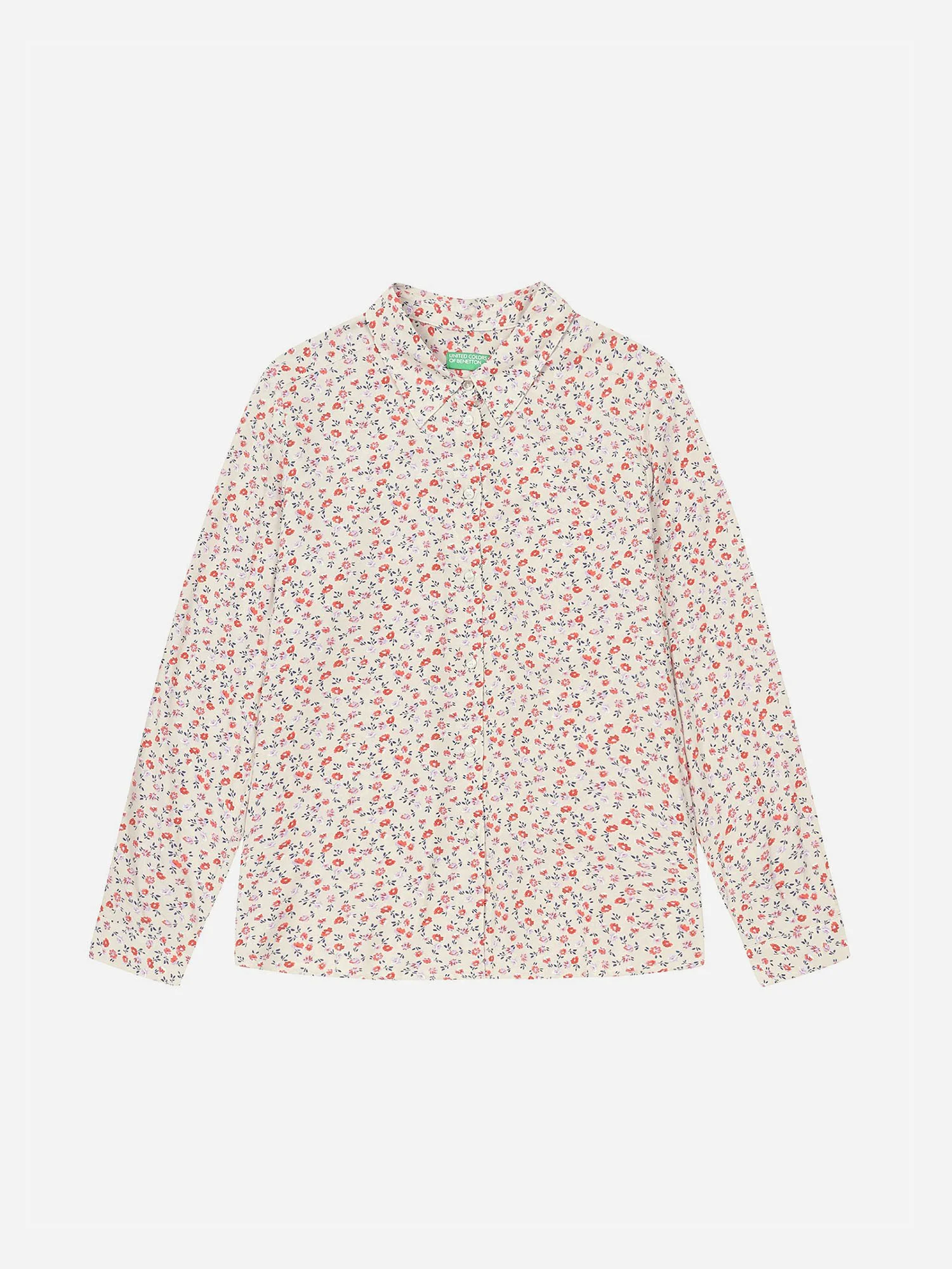 UNITED COLORS OF BENETTON Áo Sơ Mi Dài Tay Nữ