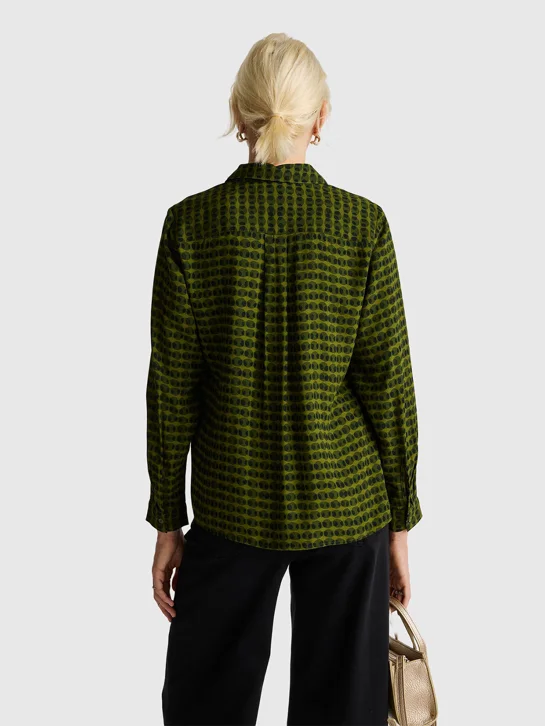 UNITED COLORS OF BENETTON Áo Sơ Mi Dài Tay Nữ Women Shirt