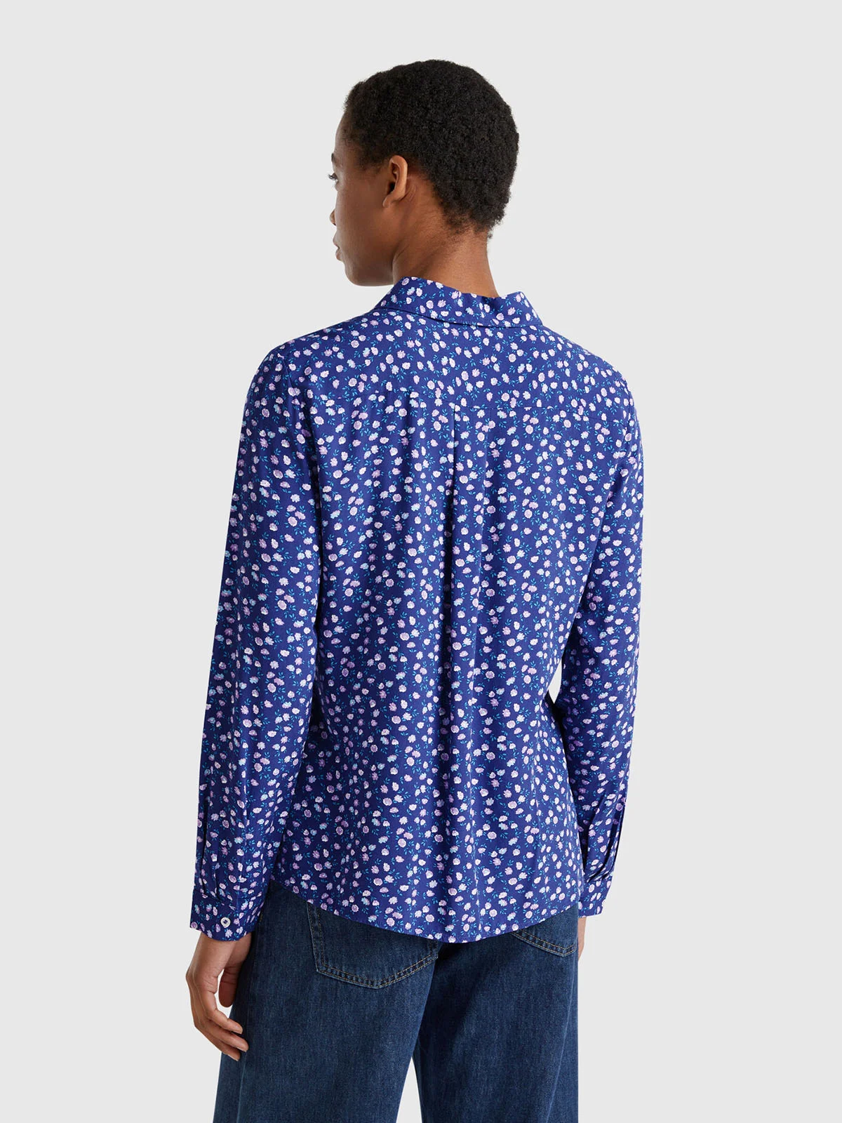 UNITED COLORS OF BENETTON Áo Sơ Mi Dài Tay Nữ