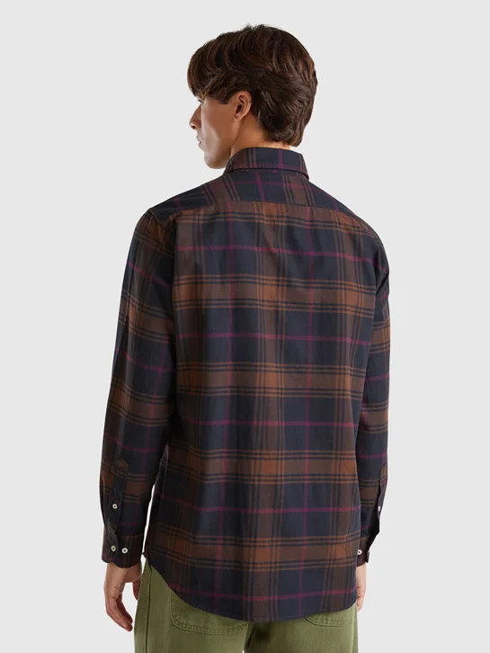 UNITED COLORS OF BENETTON Áo Sơ Mi Dài Tay Nam Men Shirt