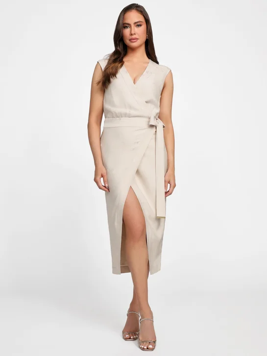 GUESS MARCIANO Đầm Nữ - Whitney Wrap Dress