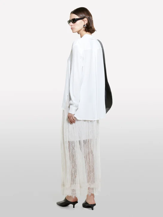 SISLEY Áo Sơ Mi Dài Tay Nữ Women Shirt