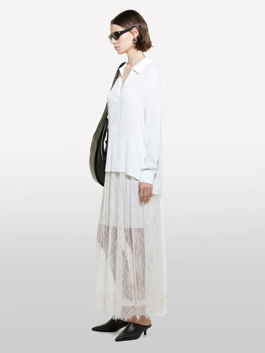SISLEY Áo Sơ Mi Dài Tay Nữ Women Shirt