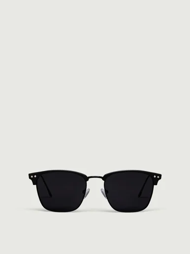 SUNNIES STUDIOS Kính Mát Gọng Browline Bastian Charcoal