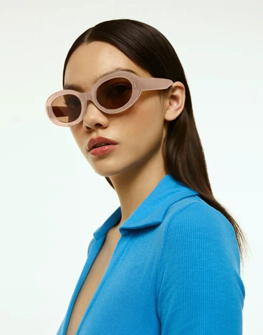 SUNNIES STUDIOS Kính Mát Gọng Oval Rio Nude
