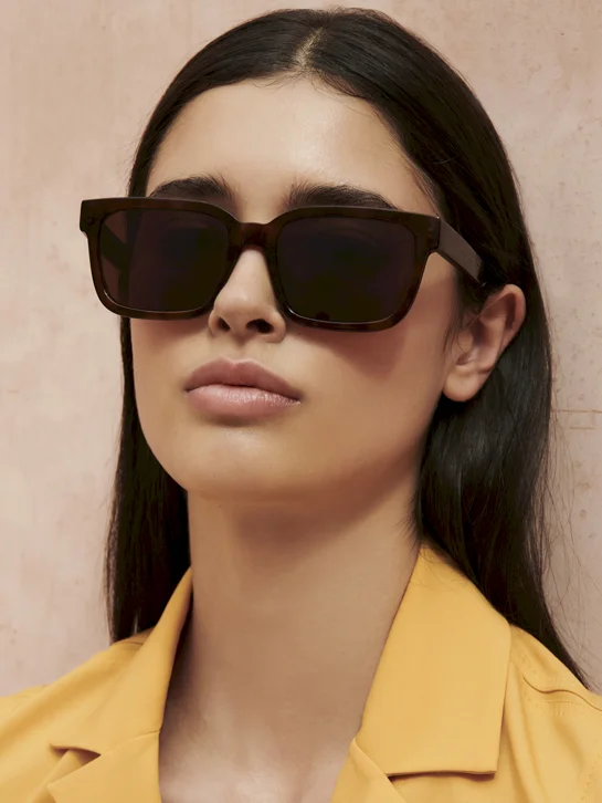 SUNNIES STUDIOS Kính Mát Gọng Vuông Triton Deep Tort