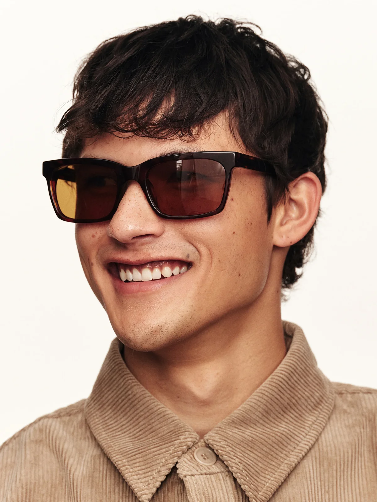 SUNNIES STUDIOS Kính Mát Gọng Chữ Nhật Dean Classic Tort Chartreuse