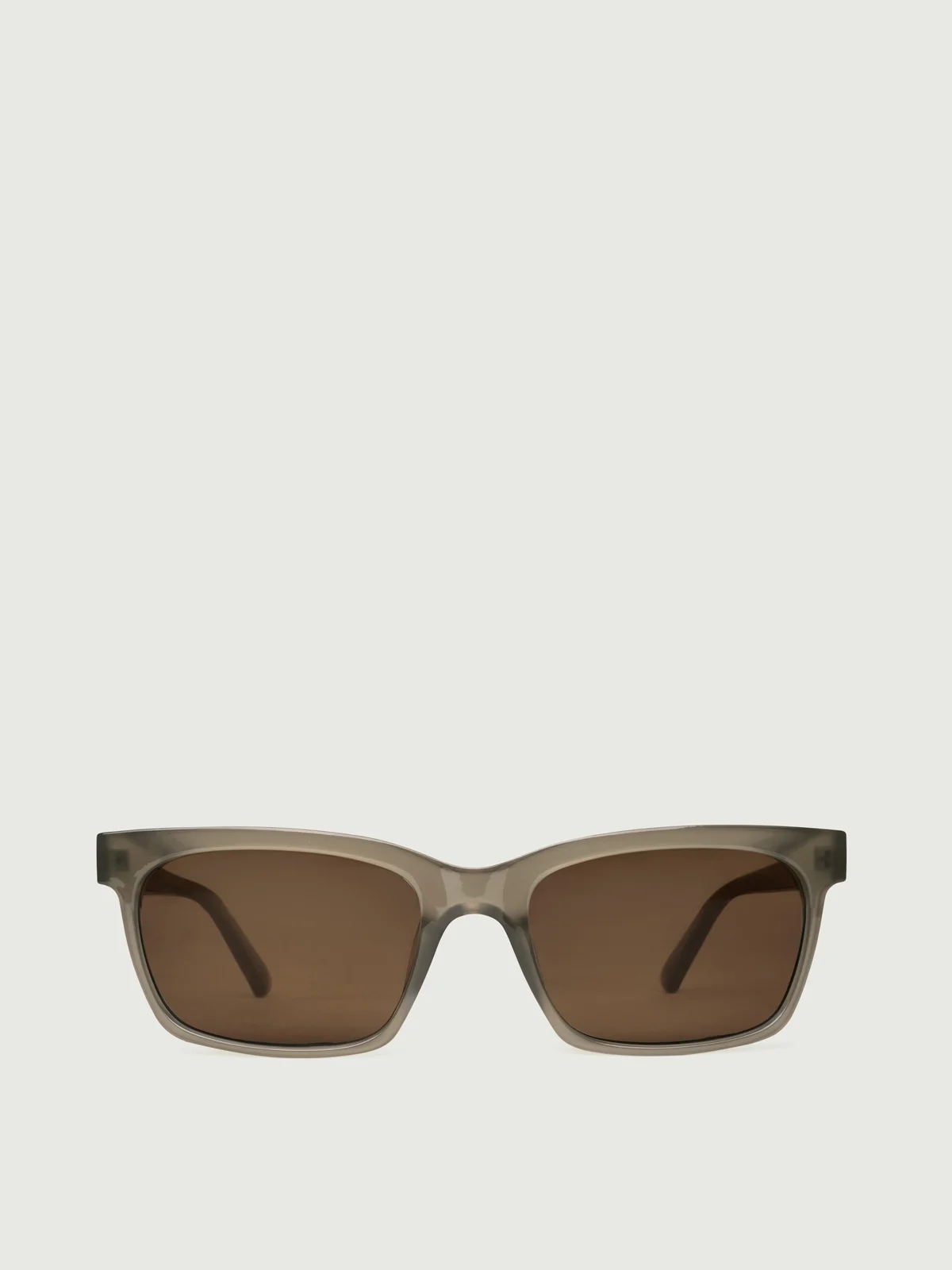 SUNNIES STUDIOS Kính Mát Gọng Chữ Nhật Dean Milky Gray Brown Hickory