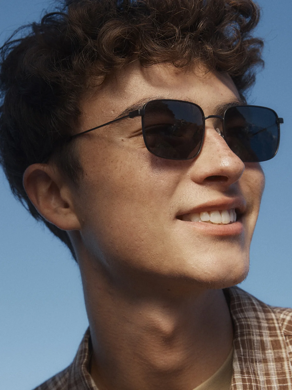 SUNNIES STUDIOS Kính Mát Gọng vuông Vito Charcoal Midnight Polarized