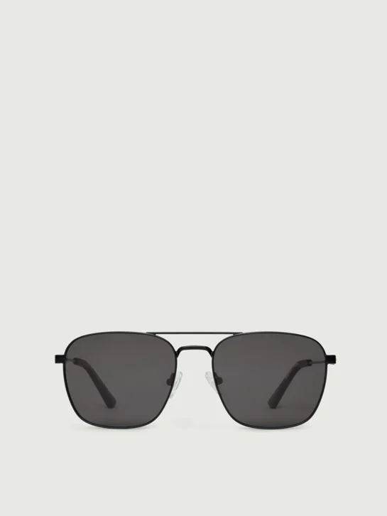 SUNNIES STUDIOS Kính Mát Gọng Phi Công Val Charcoal Midnight Polarized