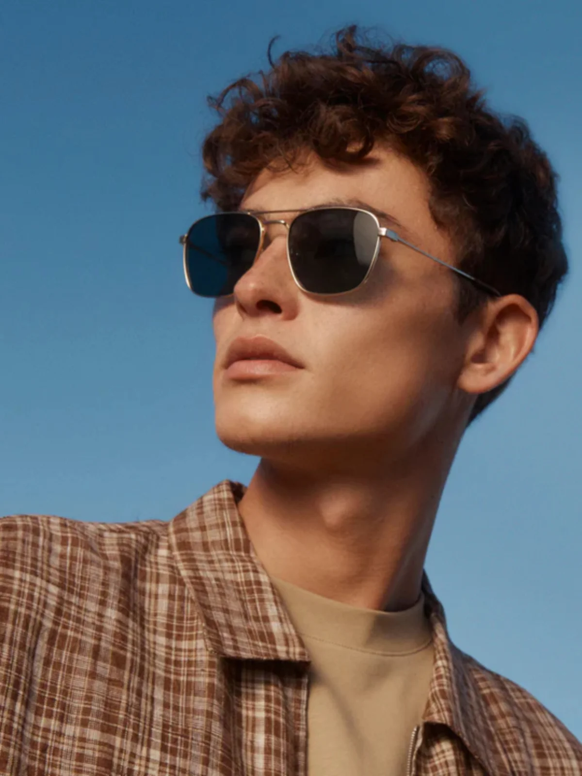 SUNNIES STUDIOS Kính Mát Gọng Phi Công Val White Gold Pond Polarized