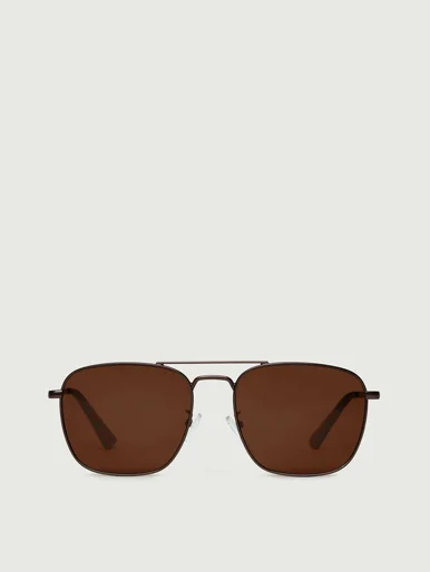 SUNNIES STUDIOS Kính Mát Gọng Phi Công Val Bronze Hickory