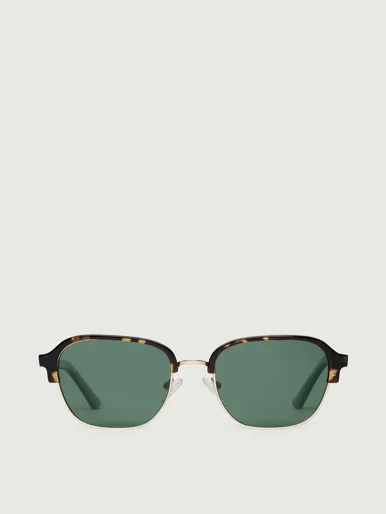 SUNNIES STUDIOS Kính Mát Gọng Vuông Luca White Gold Pond