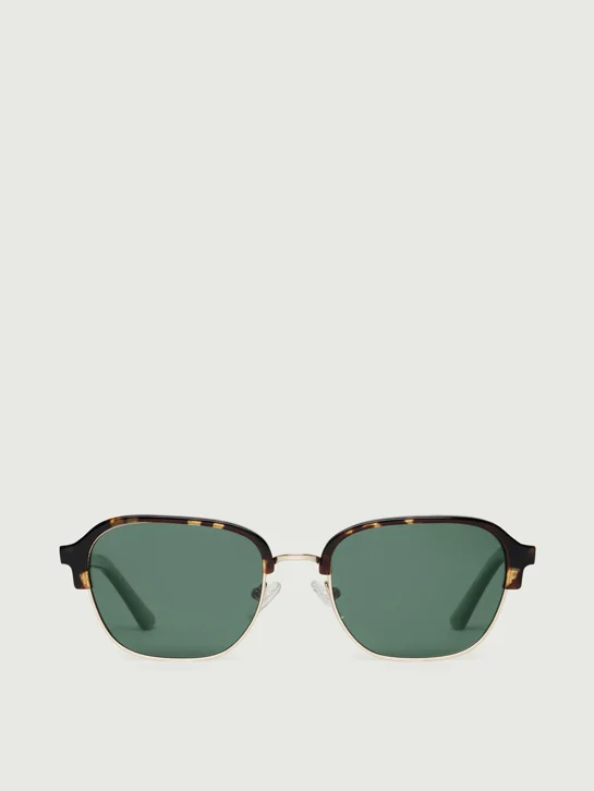 SUNNIES STUDIOS Kính Mát Gọng Vuông Luca White Gold Pond