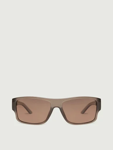 SUNNIES STUDIOS Kính Mát Gọng Chữ Nhật Nolan Brown Grey Hickory Polar