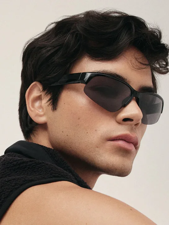 SUNNIES STUDIOS Kính Mát Gọng Browline Simone Ink Midnight