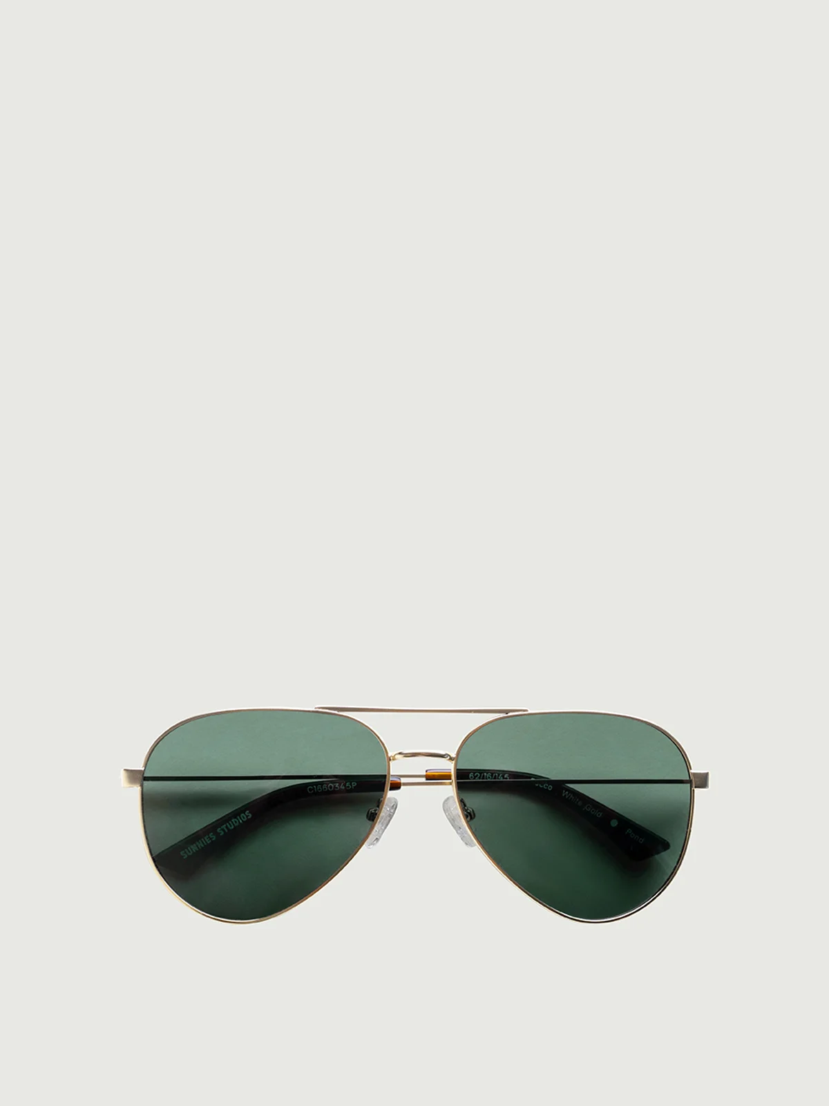 SUNNIES STUDIOS Kính Mát Gọng Phi Công Rocco White Gold Pond