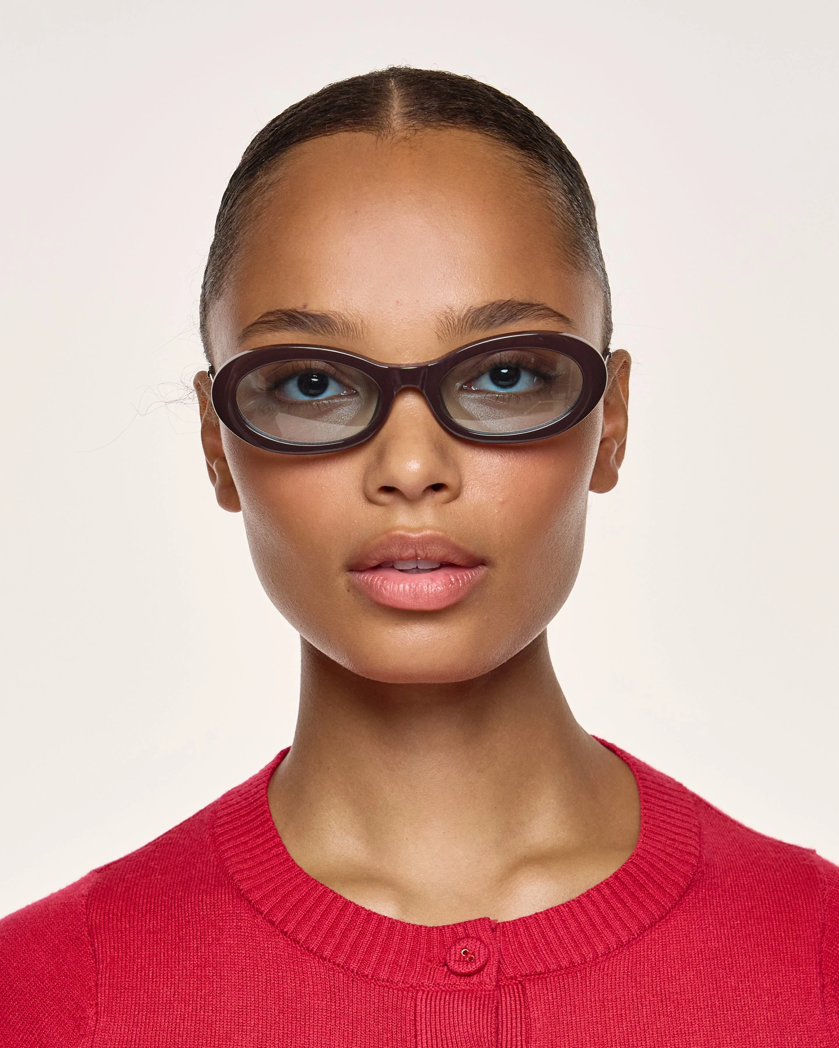SUNNIES STUDIOS Kính Mát Gọng Oval Jackie Ganache Bluebird