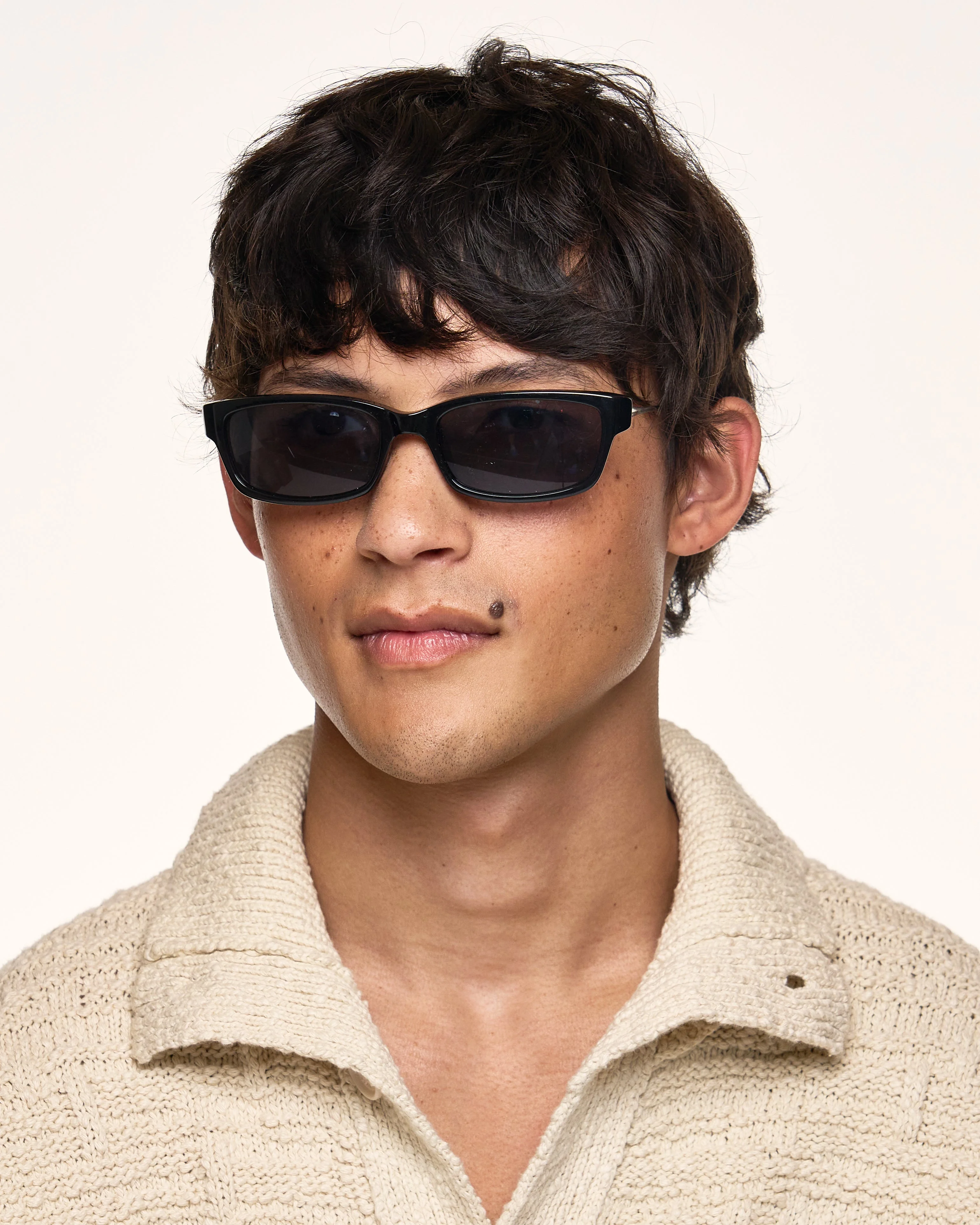 SUNNIES STUDIOS Kính Mát Gọng Chữ Nhật Keith Ink Midnight