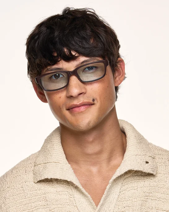 SUNNIES STUDIOS Kính Mát Gọng Chữ Nhật Keith Ganache Bluebird
