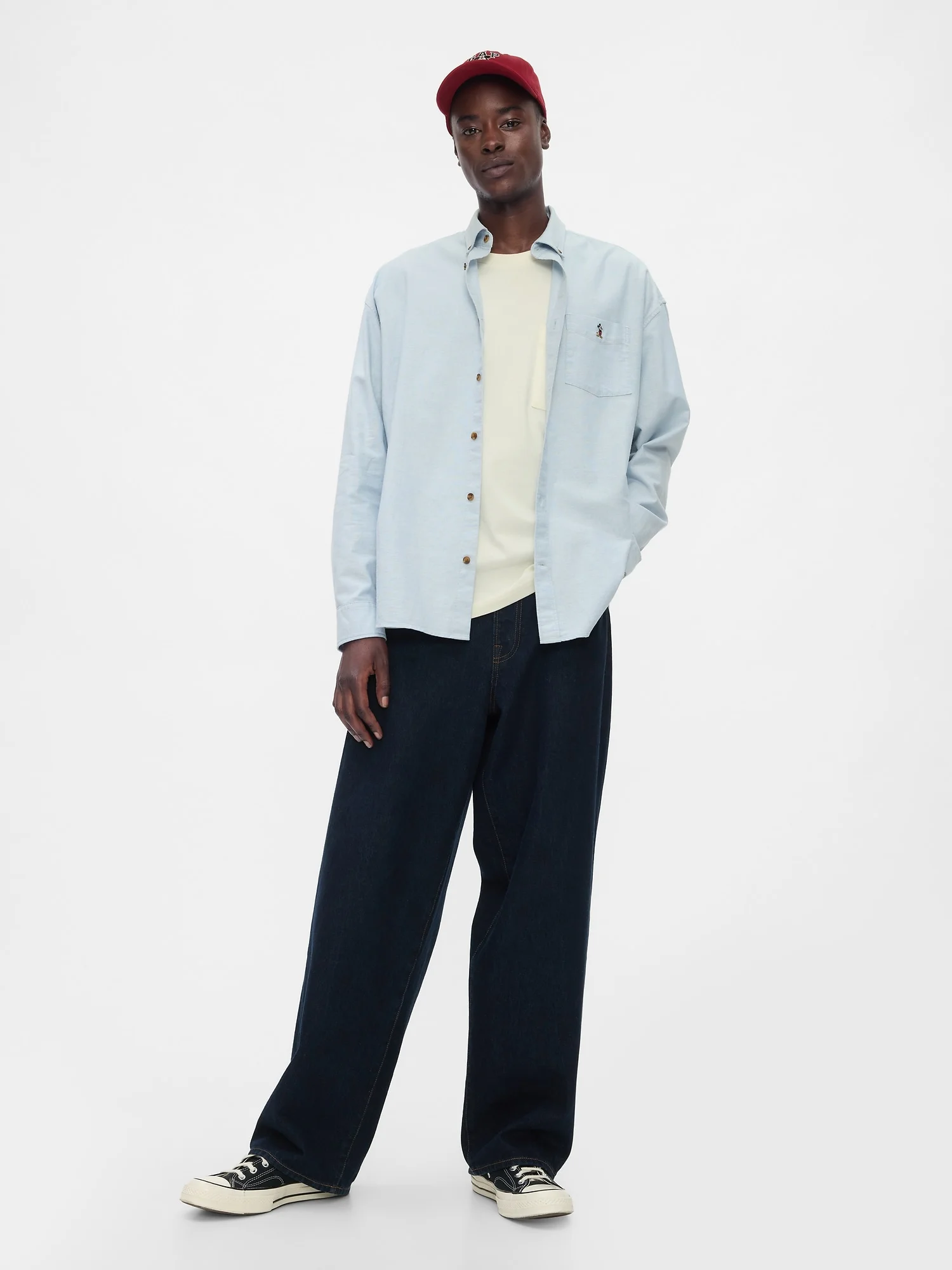 GAP Quần Jeans Dài Nam - Denim Baggy
