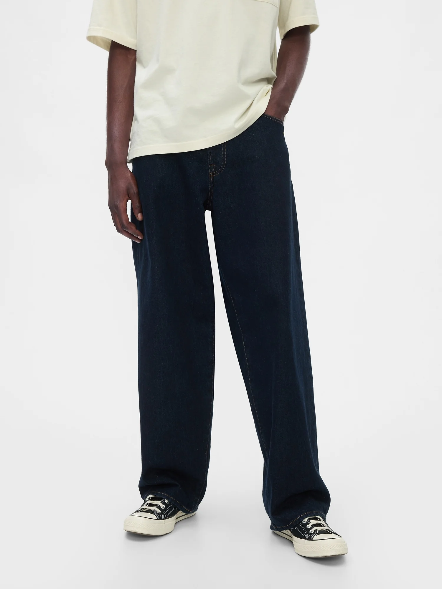 GAP Quần Jeans Dài Nam - Denim Baggy