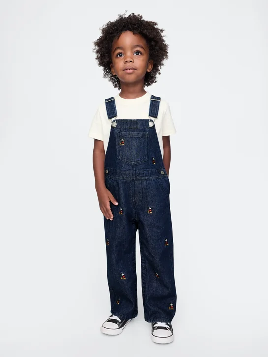 GAP Quần Yếm Em Bé Trai Toddler - Denim