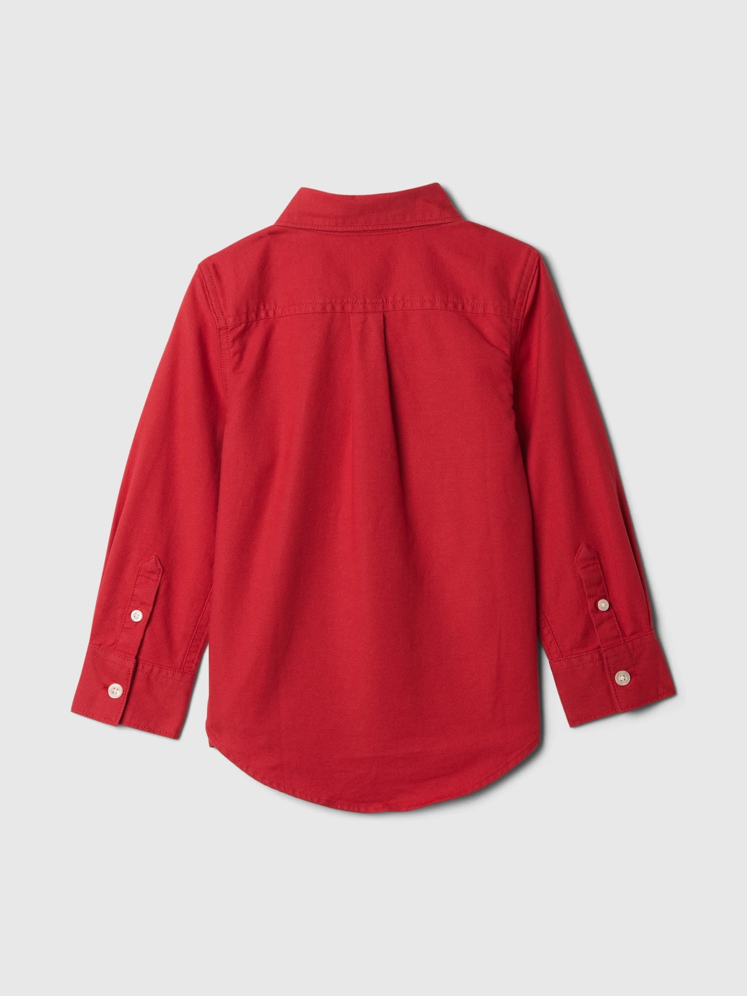 GAP Áo Sơ Mi Tay Dài Em Bé Trai Toddler