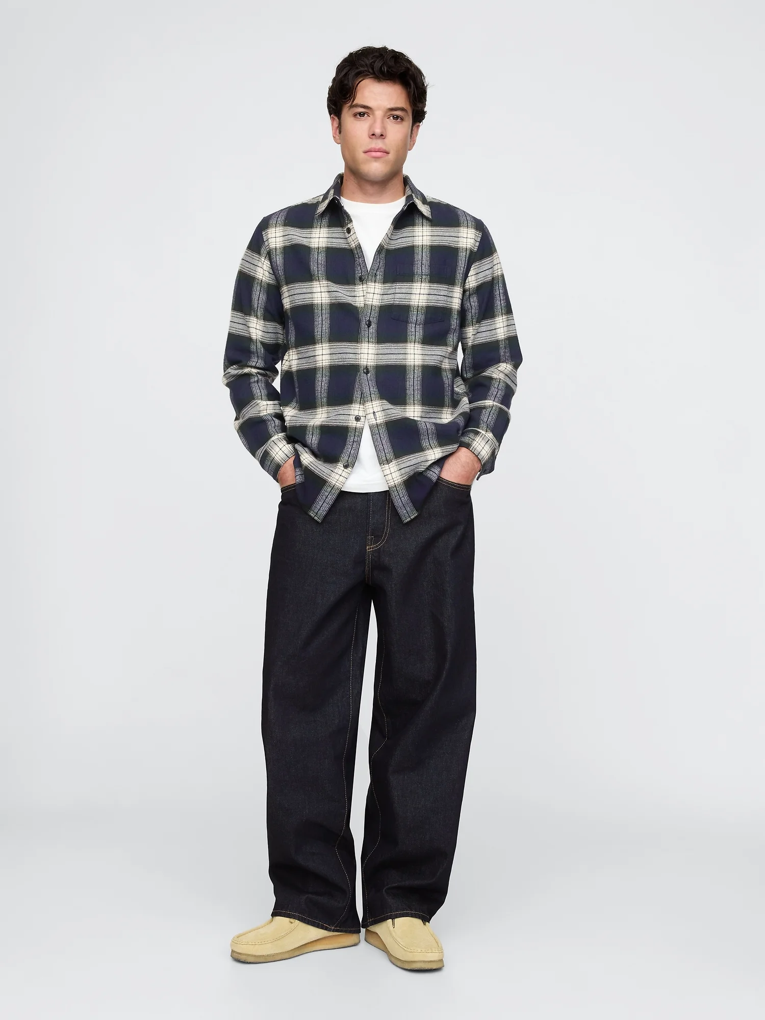 GAP Quần Jeans Nam - Extra Baggy Jeans