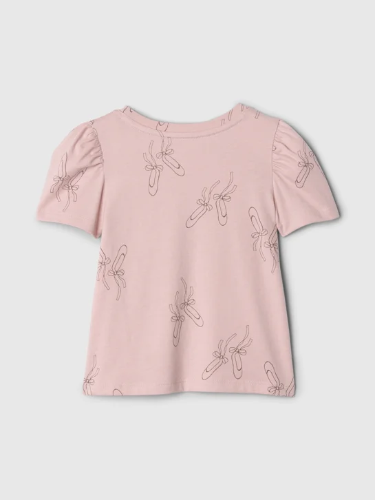 GAP Áo Thun Tay Ngắn Em Bé Gái Toddler