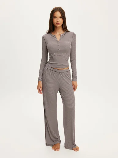 COTTON ON BODY Quần Thun Dài Nữ - Airy Soft Wide Leg Pant