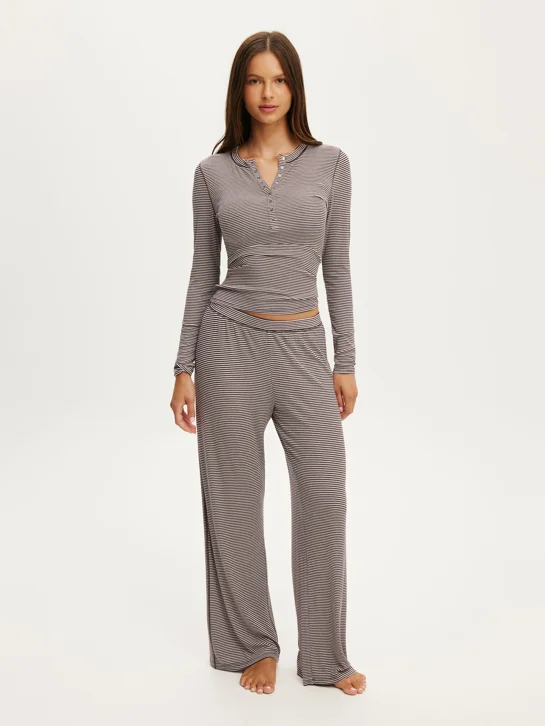 COTTON ON BODY Quần Thun Dài Nữ - Airy Soft Wide Leg Pant