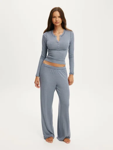 COTTON ON BODY Quần Thun Dài Nữ - Airy Soft Wide Leg Pant