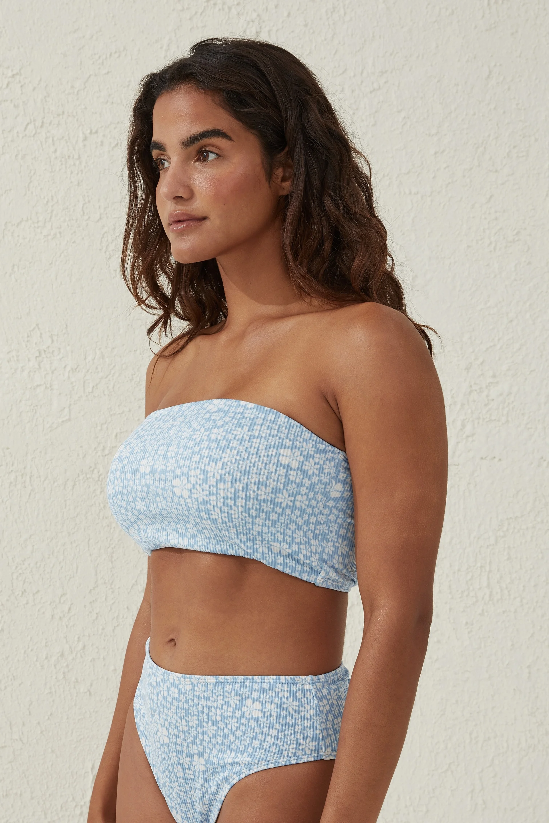 COTTON:ON BODY Áo Bơi Nữ - Longline Bandeau Bikini Top