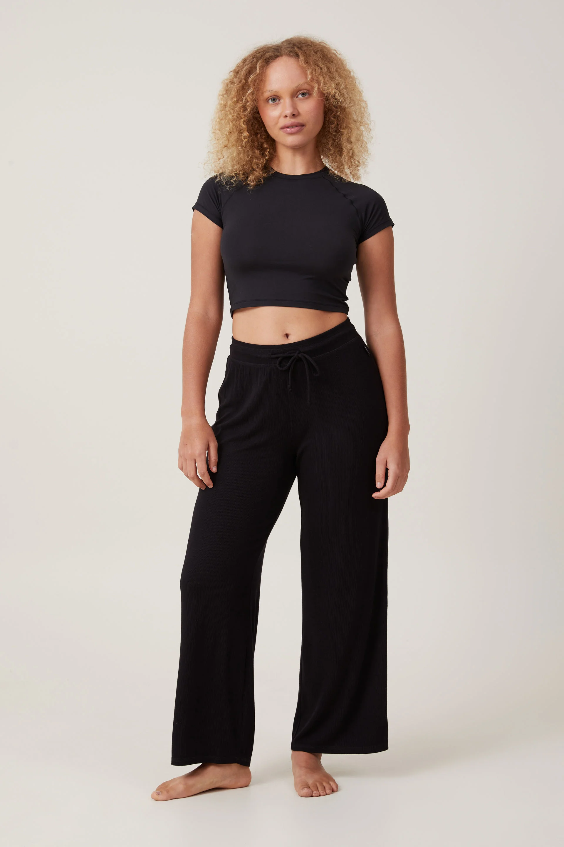 COTTON ON BODY Quần Thun Dài Nữ-Airy Soft  Wide Leg Pant
