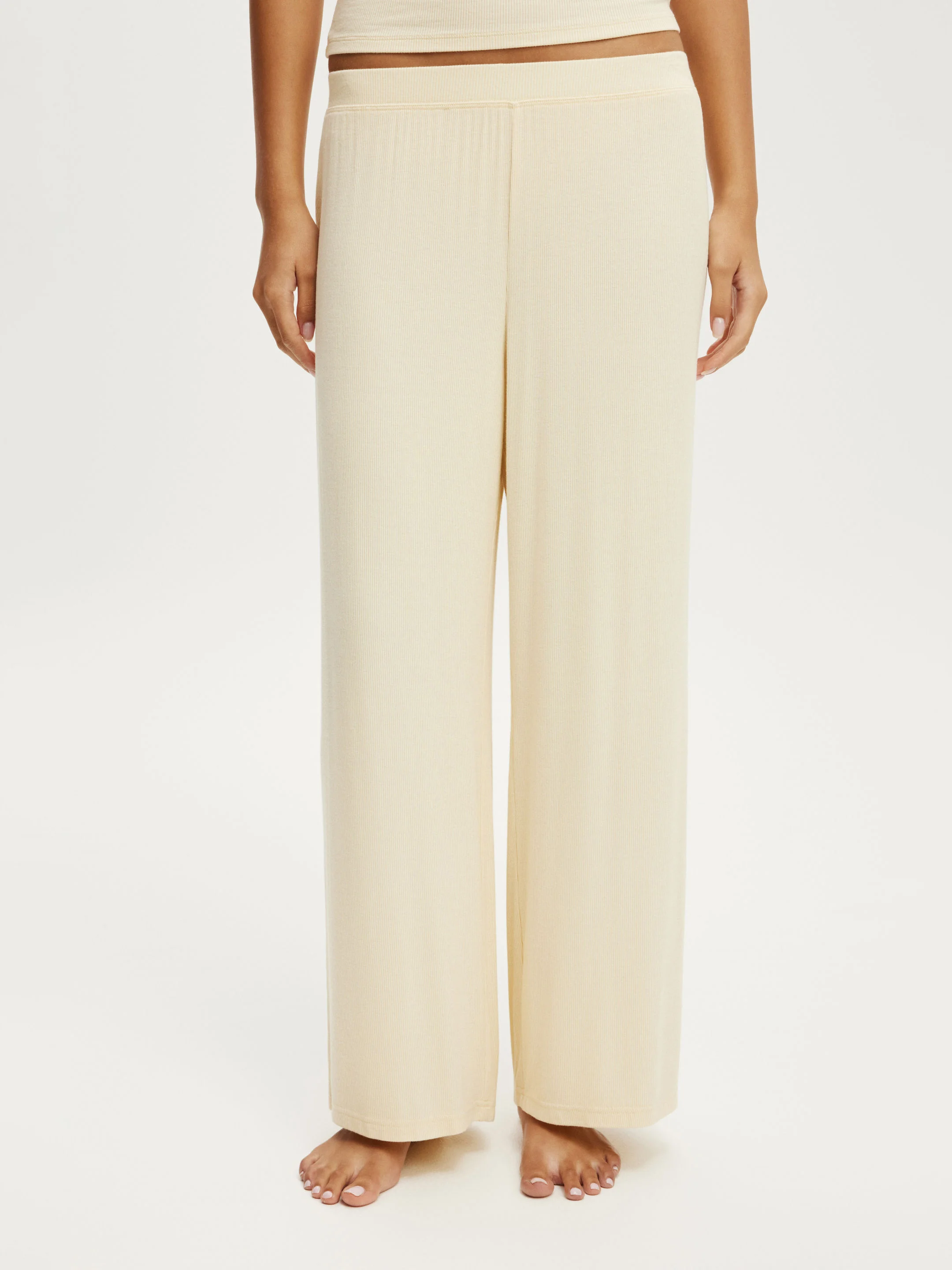 COTTON ON BODY Quần Thun Dài Nữ - Sleep Recovery Petite Wide Leg