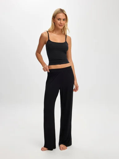 COTTON ON BODY Quần Thun Dài Nữ - Sleep Recovery Petite Wide Leg