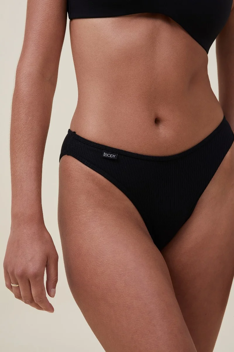 COTTON ON BODY Quần Lót Nữ-Organic Cotton Rib Bikini Brief