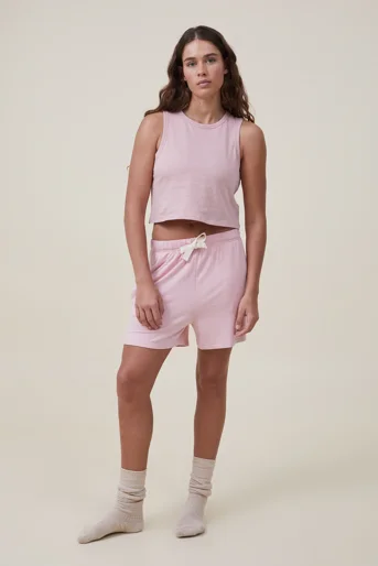 COTTON:ON BODY Áo Thun Cộc Tay Nữ - Lounge Jersey Crop Top