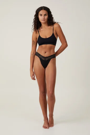 COTTON ON BODY Quần Lót Nữ-Everyday Lace Comfy G String