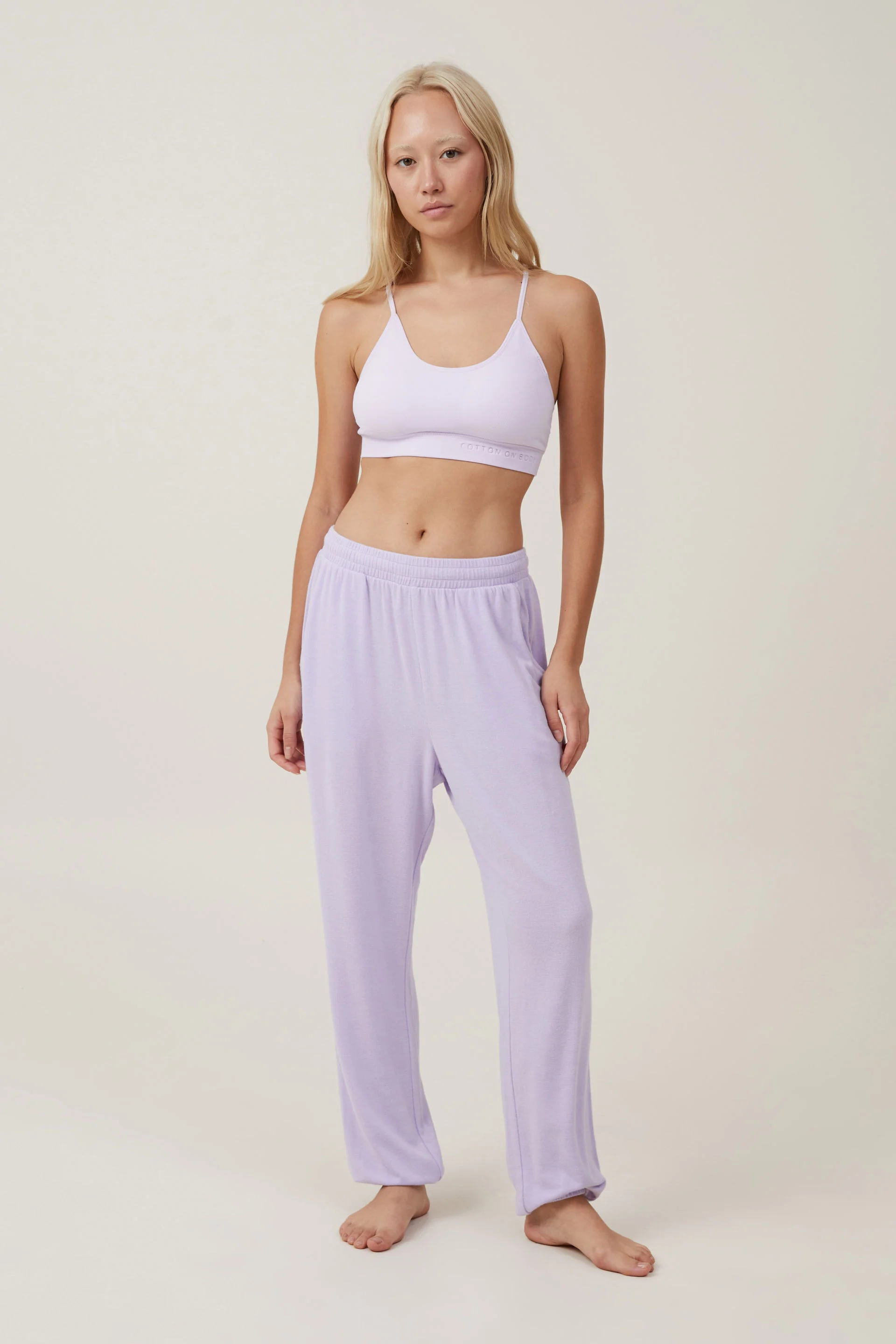COTTON ON BODY Quần Dài Mặc Nhà Nữ-Super Soft Asia Fit Relaxed Slim Pant