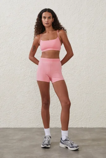 COTTON ON BODY Quần Ngắn Thể Thao Nữ-Ultra Soft Elastic Waistband Shortie Short